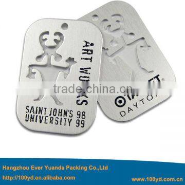Custom hang tags metal tag paper tag plastic tag