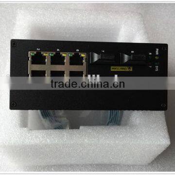 6*10/100Base TX to 2*100M FX Fast Ethernet to Fiber Industrial i608A