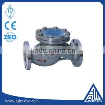 DIN standard WCB flange water meter lift check valve