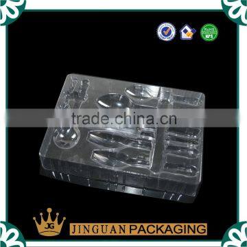 Clear Plastic PVC Blister Packaging Tableware Insert