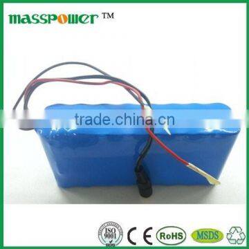 10400mAh li-ion 18650 4s4p 14.8v