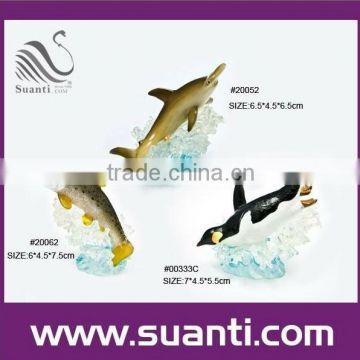 Popular wholesale resin tropical fish, resin figurine