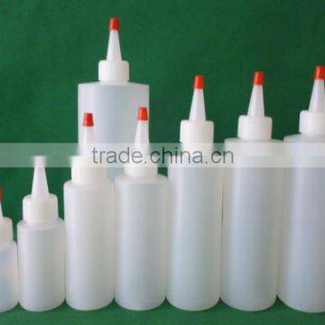 pe plastic super glue bottle with tamper proof cap