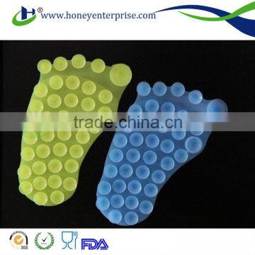 Jelly colorful removable silicone suction cup