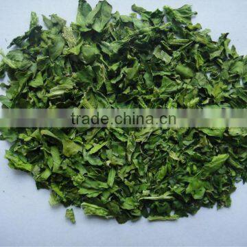 dehydrated spinach leaves