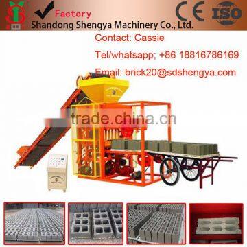 automatic brick making machine QTJ4-26a german concrete block making machine