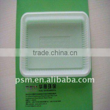 cheap sell biodegradable cornstarch packaging tray