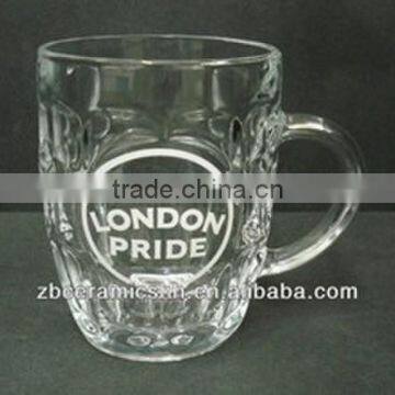 500ml promotional beer mug with customer logo