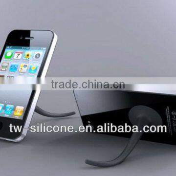 Tail style silicone cell phone holder wholesale