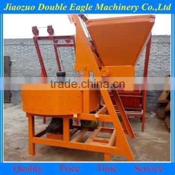 Automatic lifting hopper flat concrete mixer