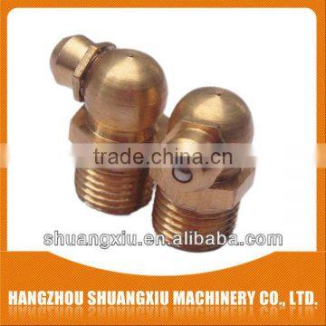 brass grease gun nipple 1/8-27 90degree with best factory price