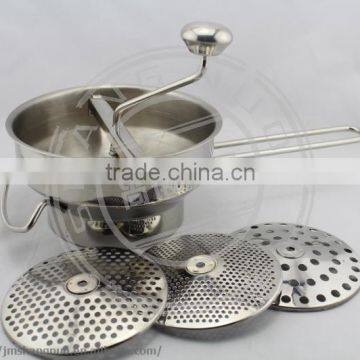Mannual Stainless Steel Food Mill Vegetable Grinder
