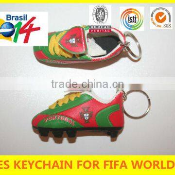 world cup 2014 Fashion artificial dance shoe keychain