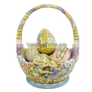 Wholesale Easter Basket Honey Bunny Eggs Figurine photo-2
