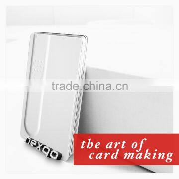 High quality emboss mirror metal business card