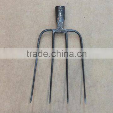 Steel Fork Head F104 With Four Teeth