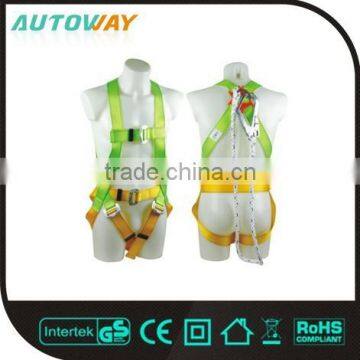 Industrial Safety Full Body Harness With Lanyard