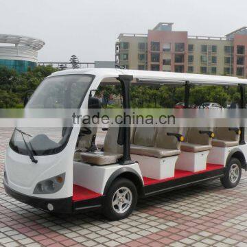 Comfortable Sightseeing Golf Course Battery Powered Mini Shuttle Bus photo-3