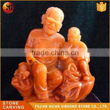 Precious Natural Valuable Collection Orange Jade photo-4