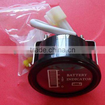 12V, 24V, 36V, 48V,60V, 72V,led Light Battery Indicator (round) photo-3