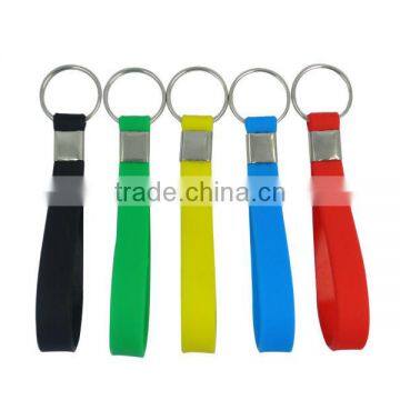 2014 newly silicone wristband keychain