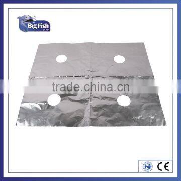 High temperature gas stove aluminum foil anti-oil pad disposable aluminum foil