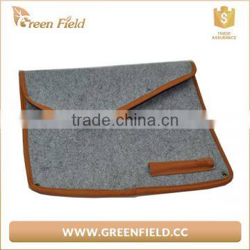 Wholesale Gray Handmade Popular Felt Laptop Bag photo-2