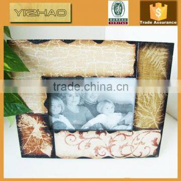 Eco-friendly Decorative Antique Old Sexy 2x2,6x4 Wooden Photo Picture Frame photo-3
