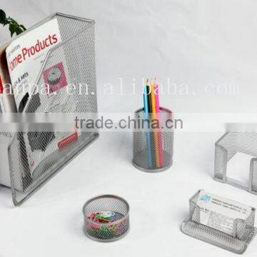 Cheap Metal Mesh 5 PCS Office Stationery Gift Set