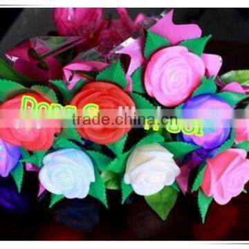Wedding Festival Decoration Romantic Led Flower Red Led Rose for Sale photo-5