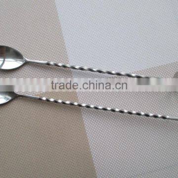 Winolaz Stainless Steel Bar Spoon Cocktail Spoon With Twisted Handle photo-3