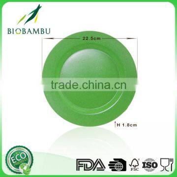 Green technology Food grade Professional Bamboo Fiber Plates