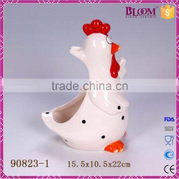 Wholesale Novelty Ceramic Toilet Brush Holder photo-3