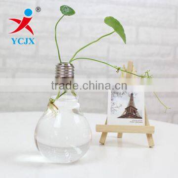 Wedding Decoration Clear Glass Bulb Vases Hanging