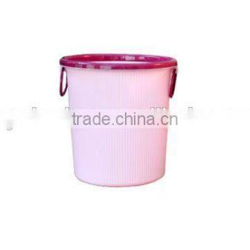 Bathroom Plastic Trash Can photo-4