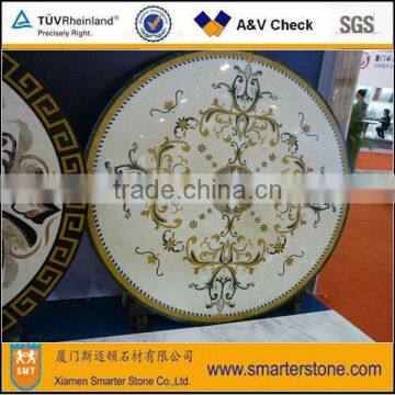 Marble Tile Round Mosaic Medallion Floor Patterns