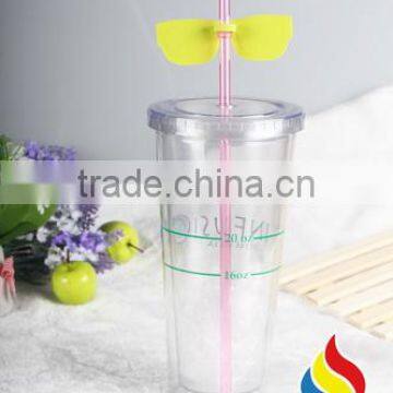 Hot Sale Double Wall Plastic Acrylic Tumbler 24oz photo-3