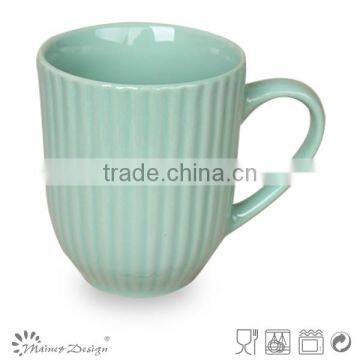 Simple Design Ceramic Coffee Mug Cup Engrave Ceramic Mug photo-4