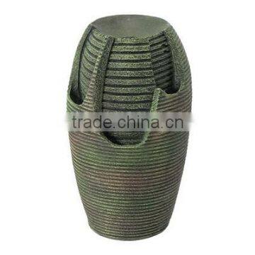 Bubbling Pot Floor Outdoor Fountain With LED Light photo-2