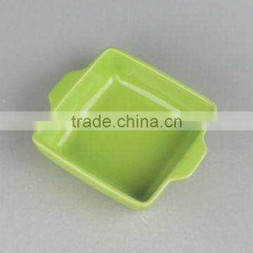 Ceramic Square Bakeware With Color Glaze photo-3