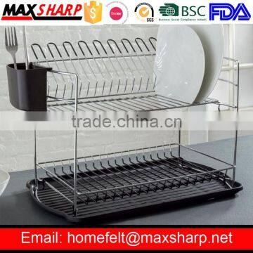 2 Tier Dish Rack with Hanging