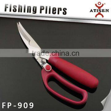 Hot Sale Stainless Steel Fishing Shears With Soft Grip Rubber Handle photo-4