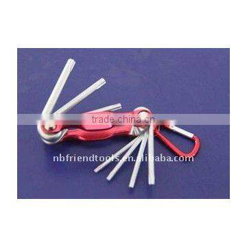 Folding hex key set(FRD-KW6506)