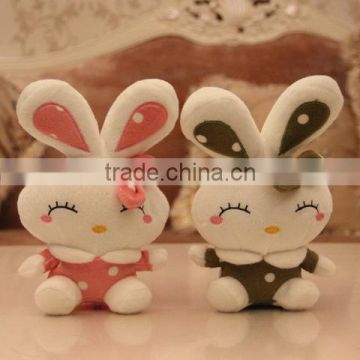 new lovely rabbit doll 18cm plush cartoon soft toy with EN71