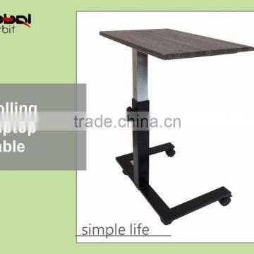 Computer Desk Mobile Riser Over bed Couch Laptop Table With Wheels