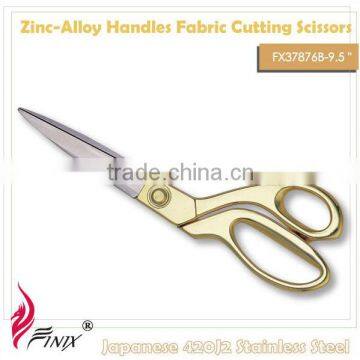Japanese Stainless Steel Silver Zinc-Alloy Handle Fabric Dressmaker Taylor Scissors photo-2