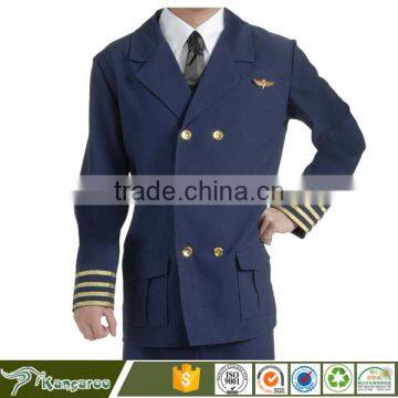 Kakhi Fabric Air Force Military Pilot Uniform Shirts