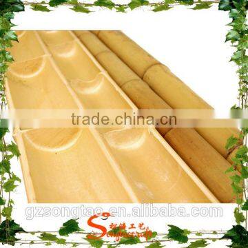 2015 New Sale in Natural Hotal High Quality Large Yellow Artifical Bamboo Poles photo-2