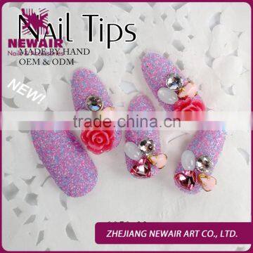 2016 Promotional Color Design Nail Tips Wholesale XJM-A002 photo-2