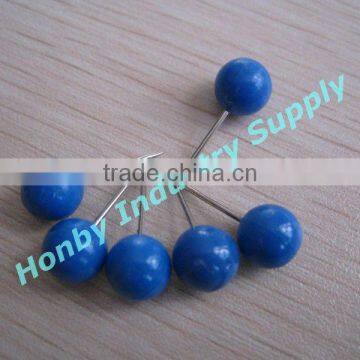 10mm Jumbo Blue Round Map Tack